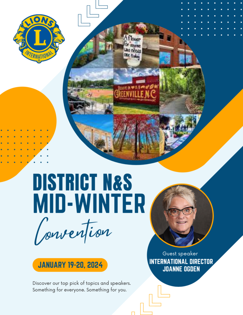 2024 MidWinter Convention North Carolina Lions District 31S